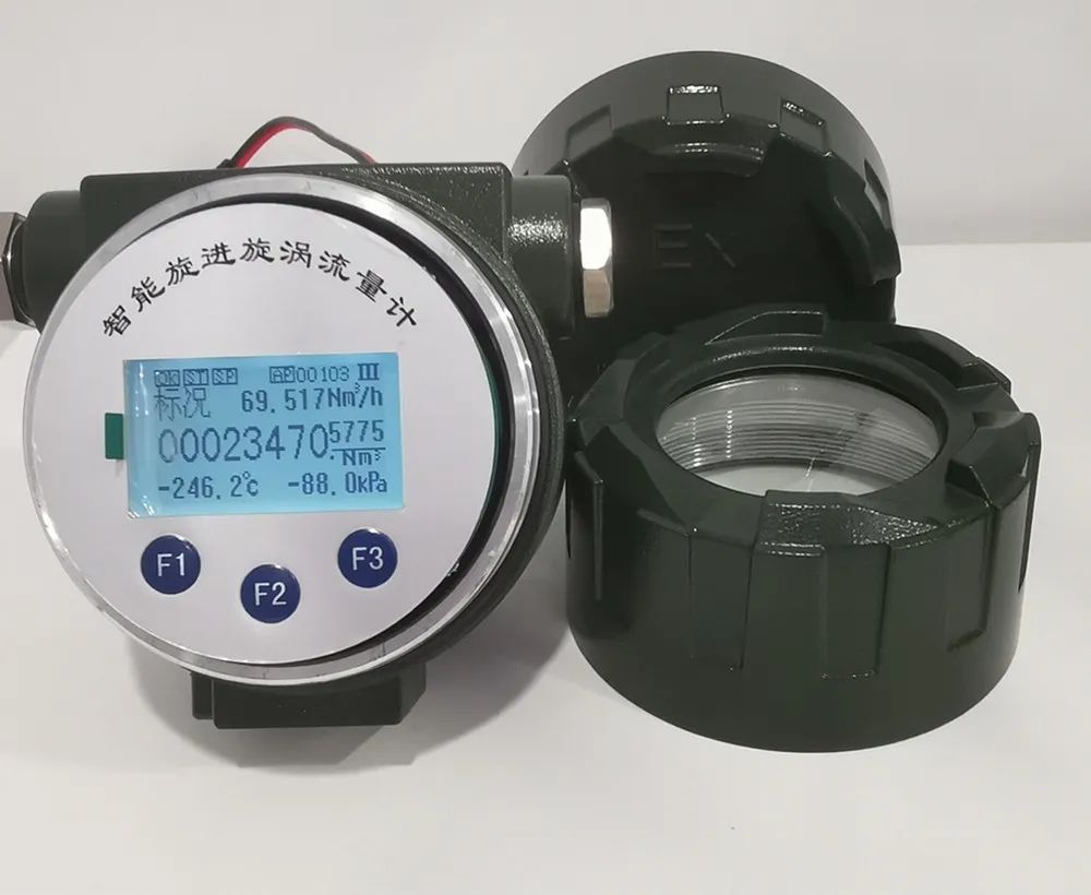Spiral vortex flowmeter-1